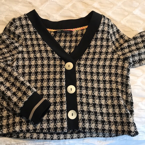 Zara Sweaters - ZARA tweed crop sweater